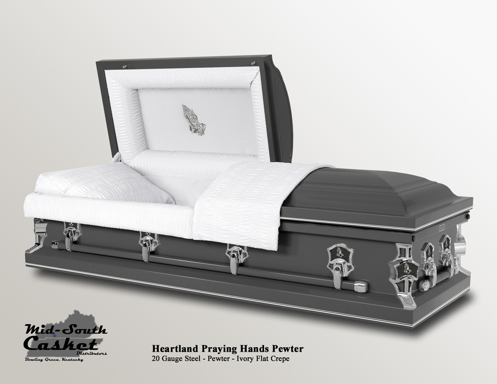 Heartland Praying Hands Pewter